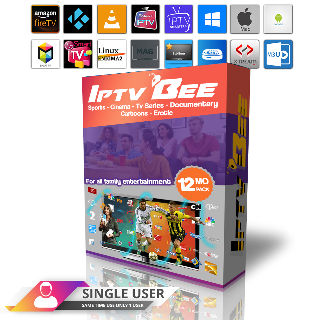 12 Months IPTV Subscription